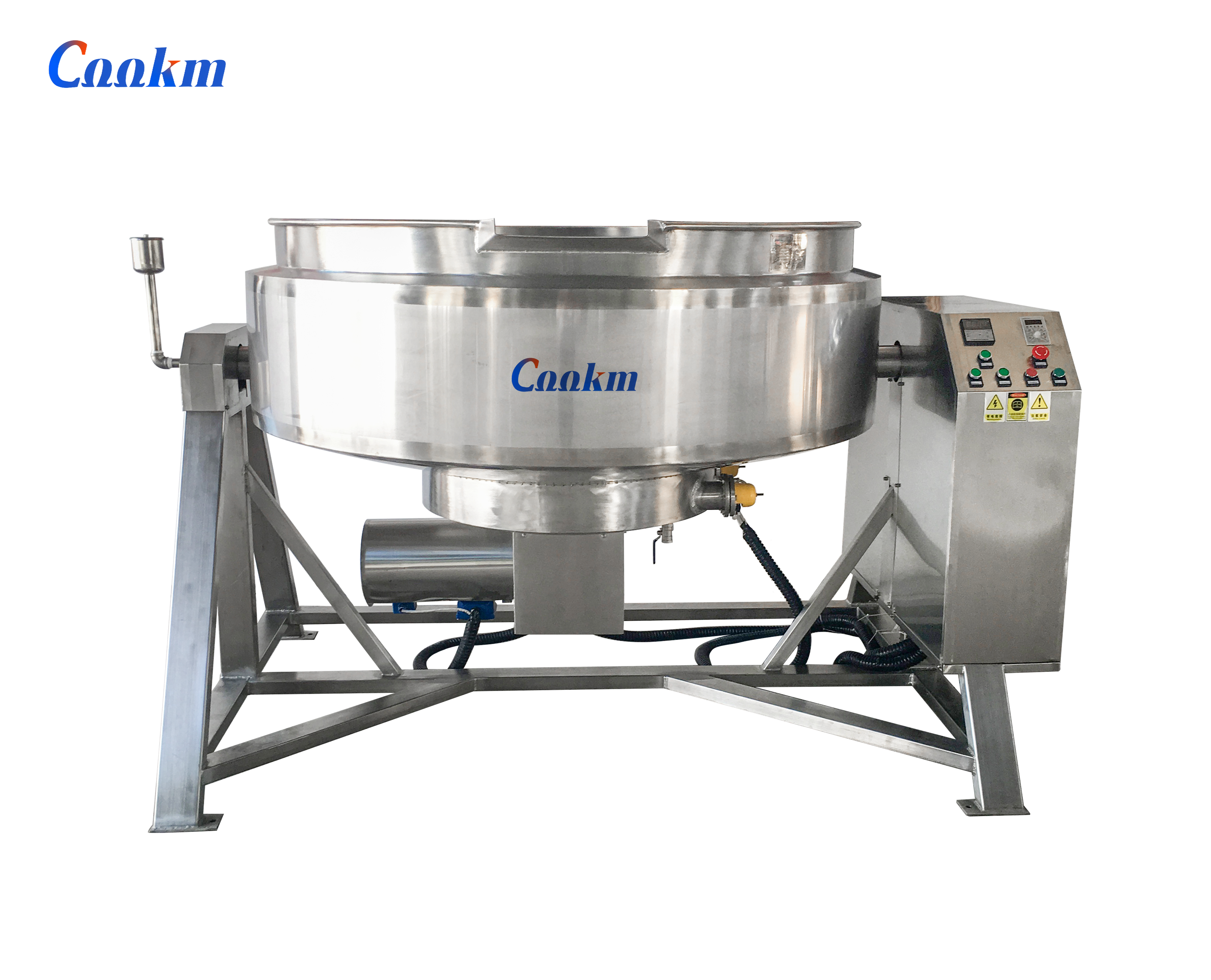 Tiltable mixing wok