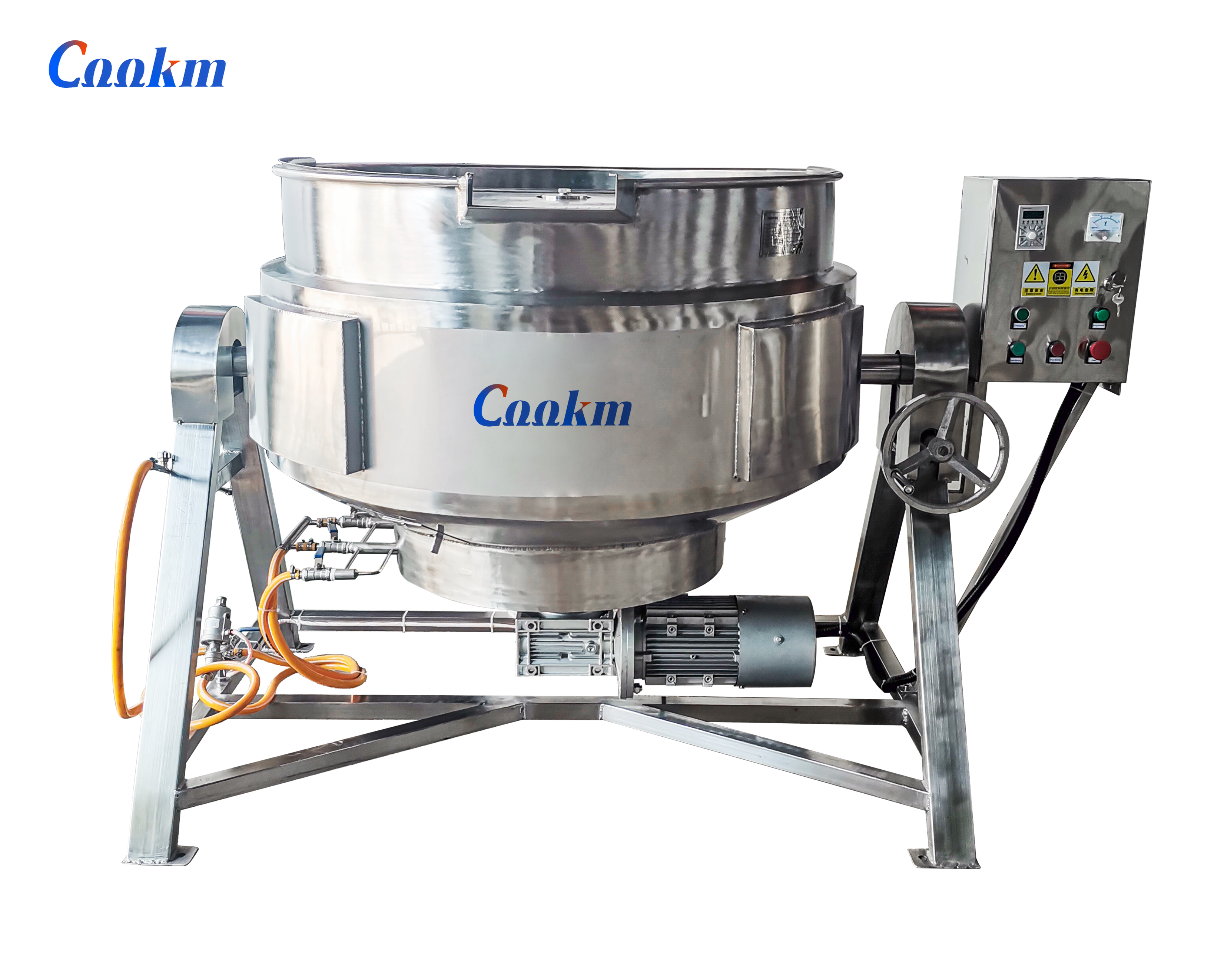 Tiltable mixing wok