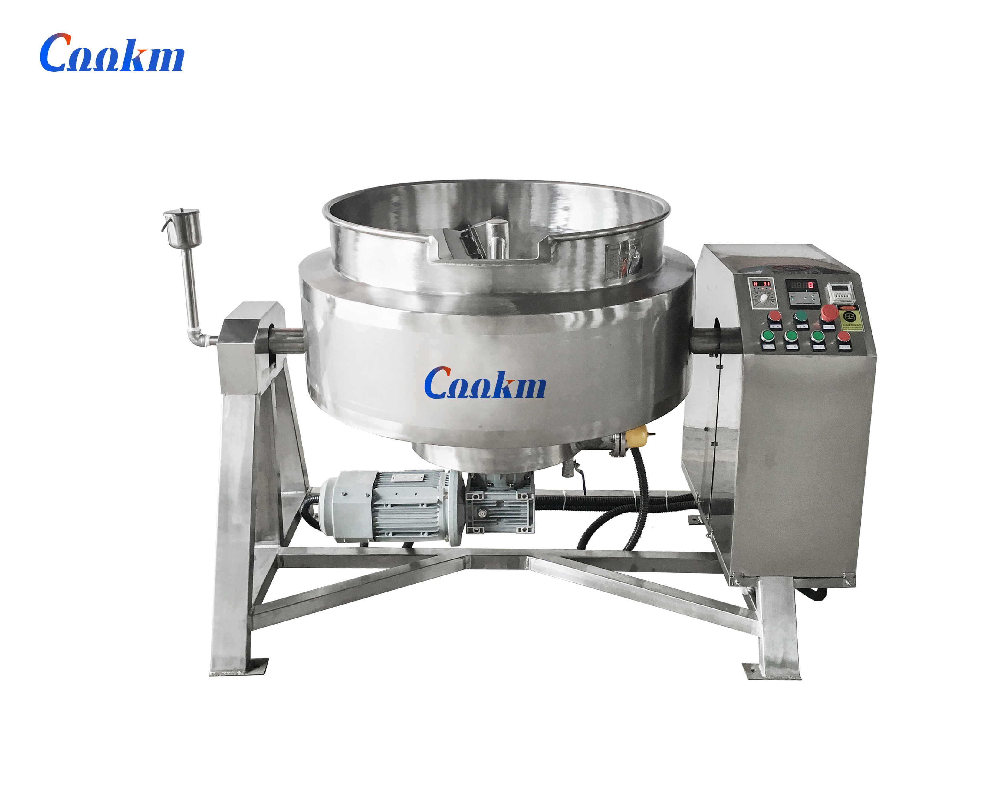 Tiltable mixing wok