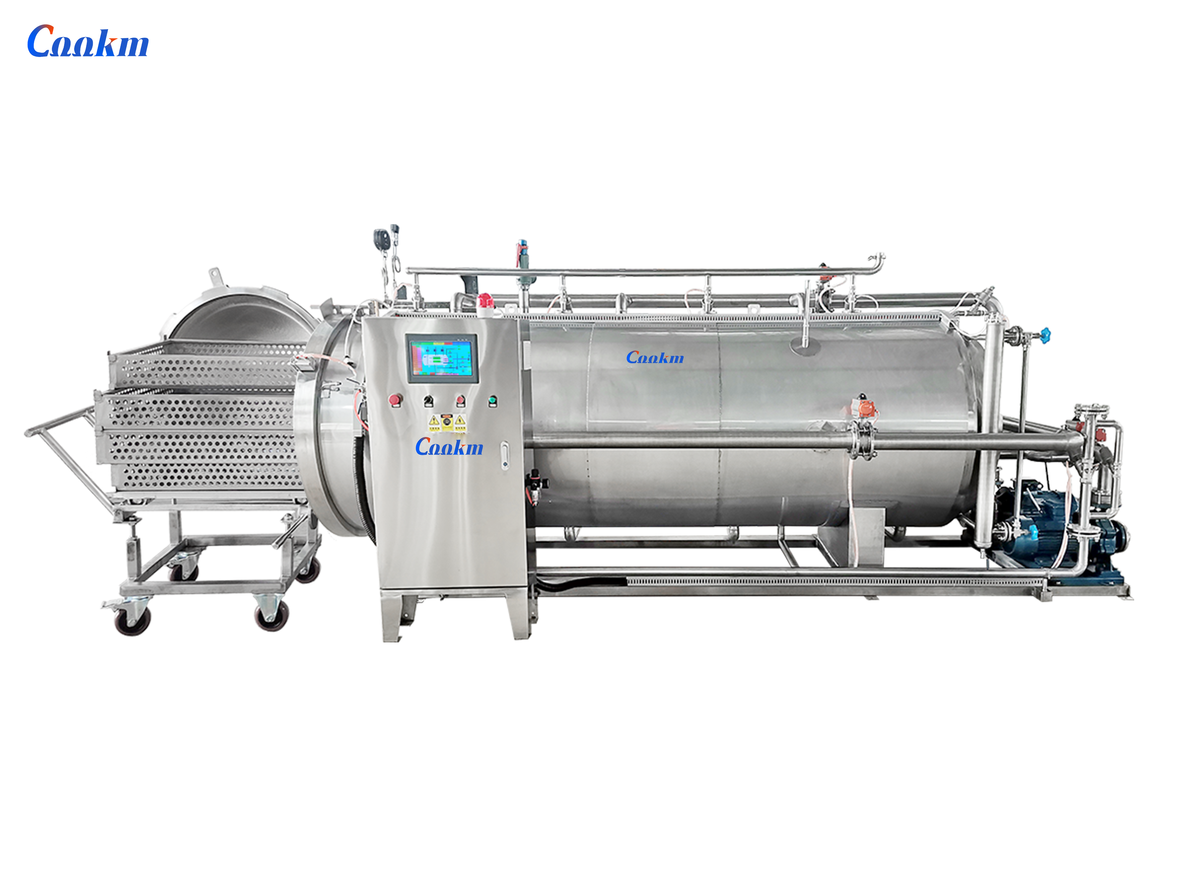Steam sterilization retort