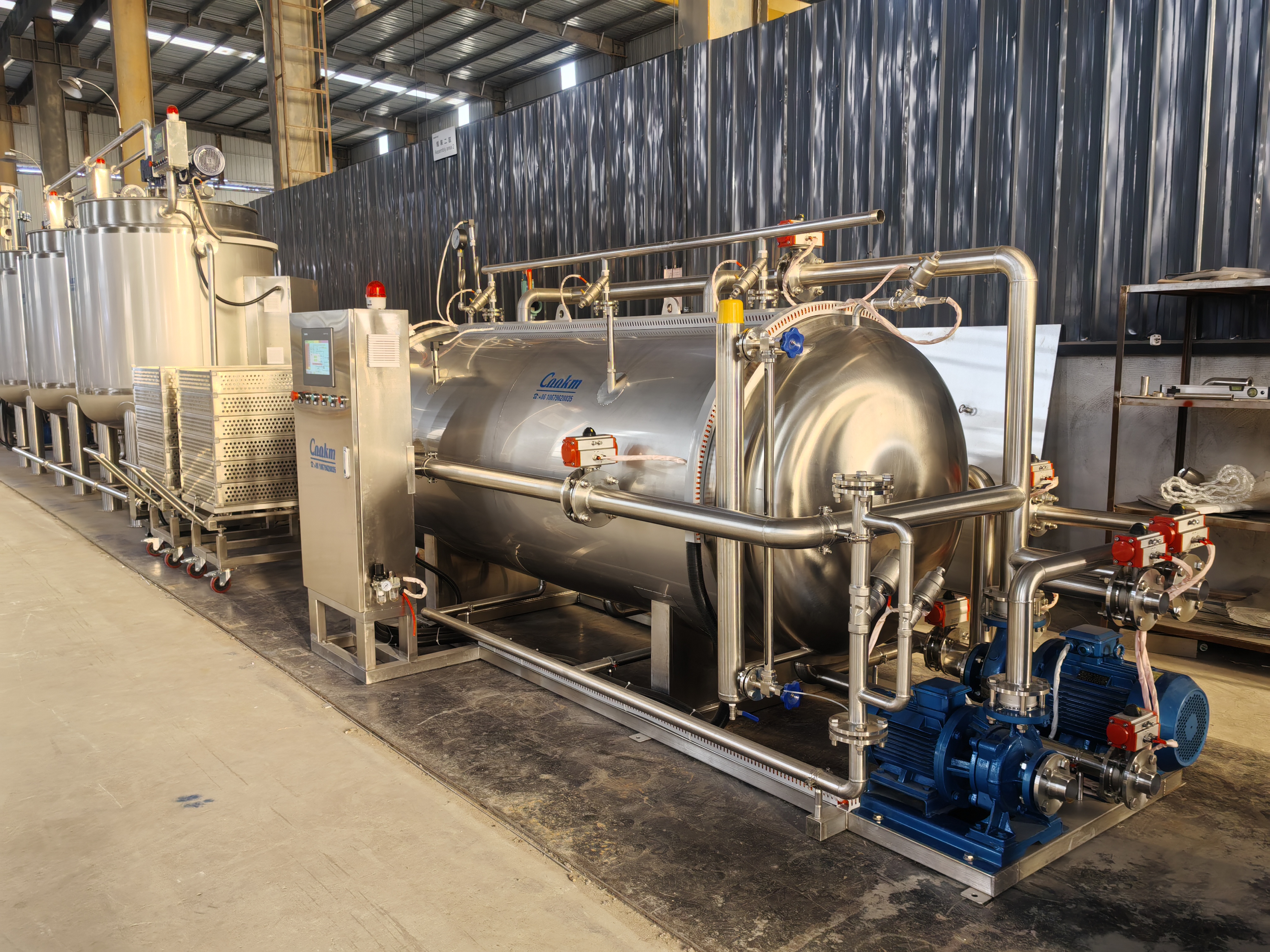 Tomato sauce production line